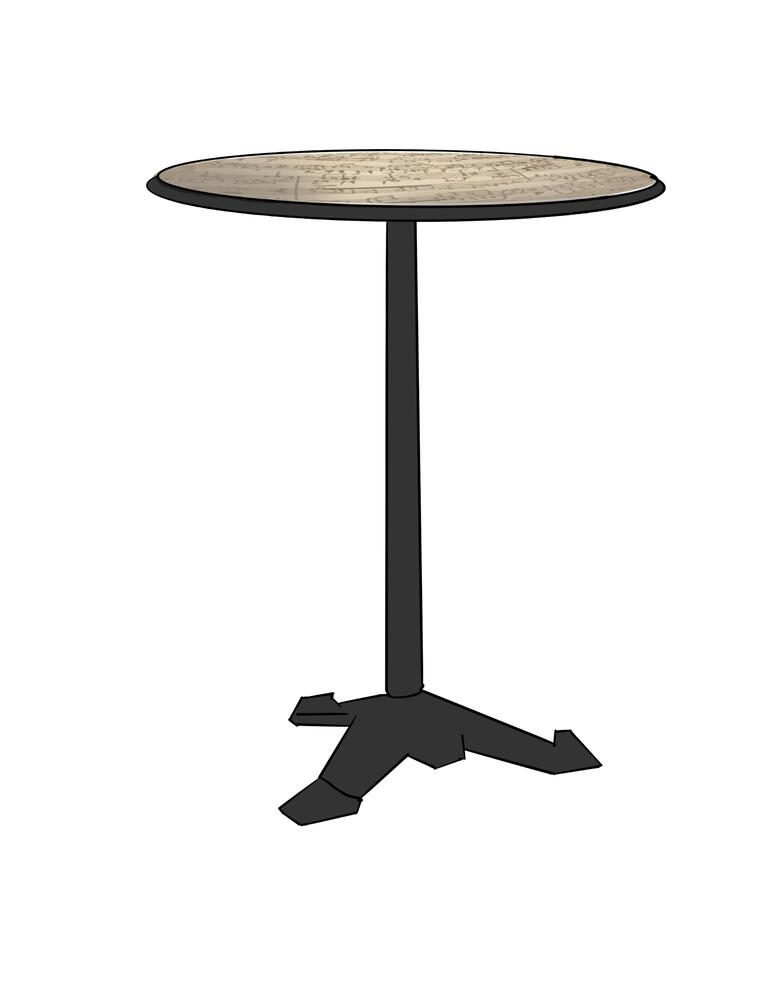 Music Sheet Table | Digital Sketch by Jaeden Walton