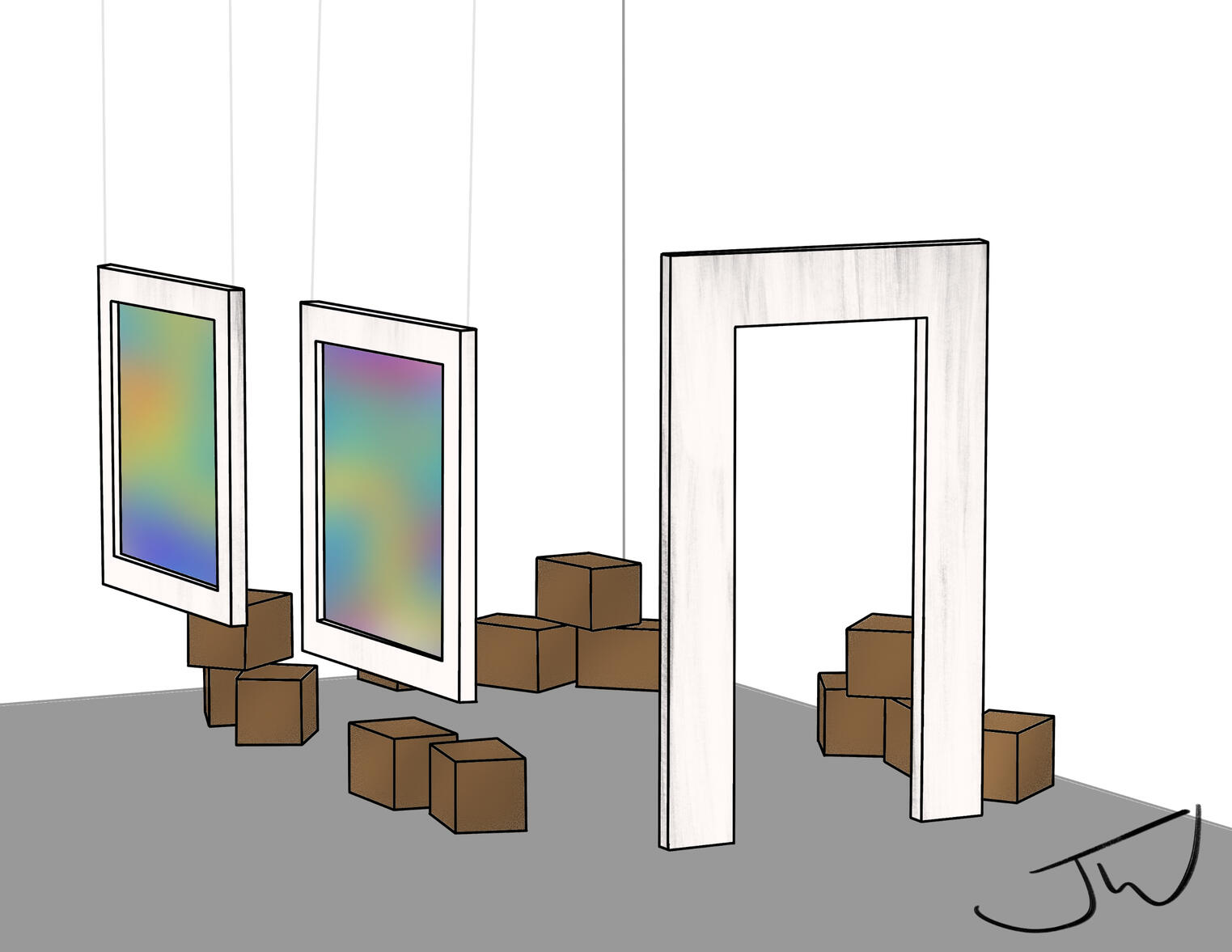 Working Title: 'Home' | Digital Sketch by Jaeden Walton