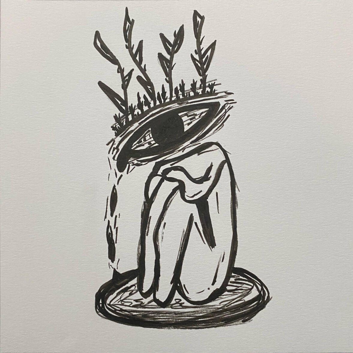 Black Ink Sketch by Jaeden Walton