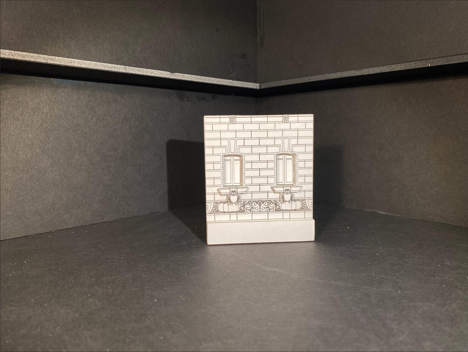 1/4" Scale White Card Model by Jaeden Walton