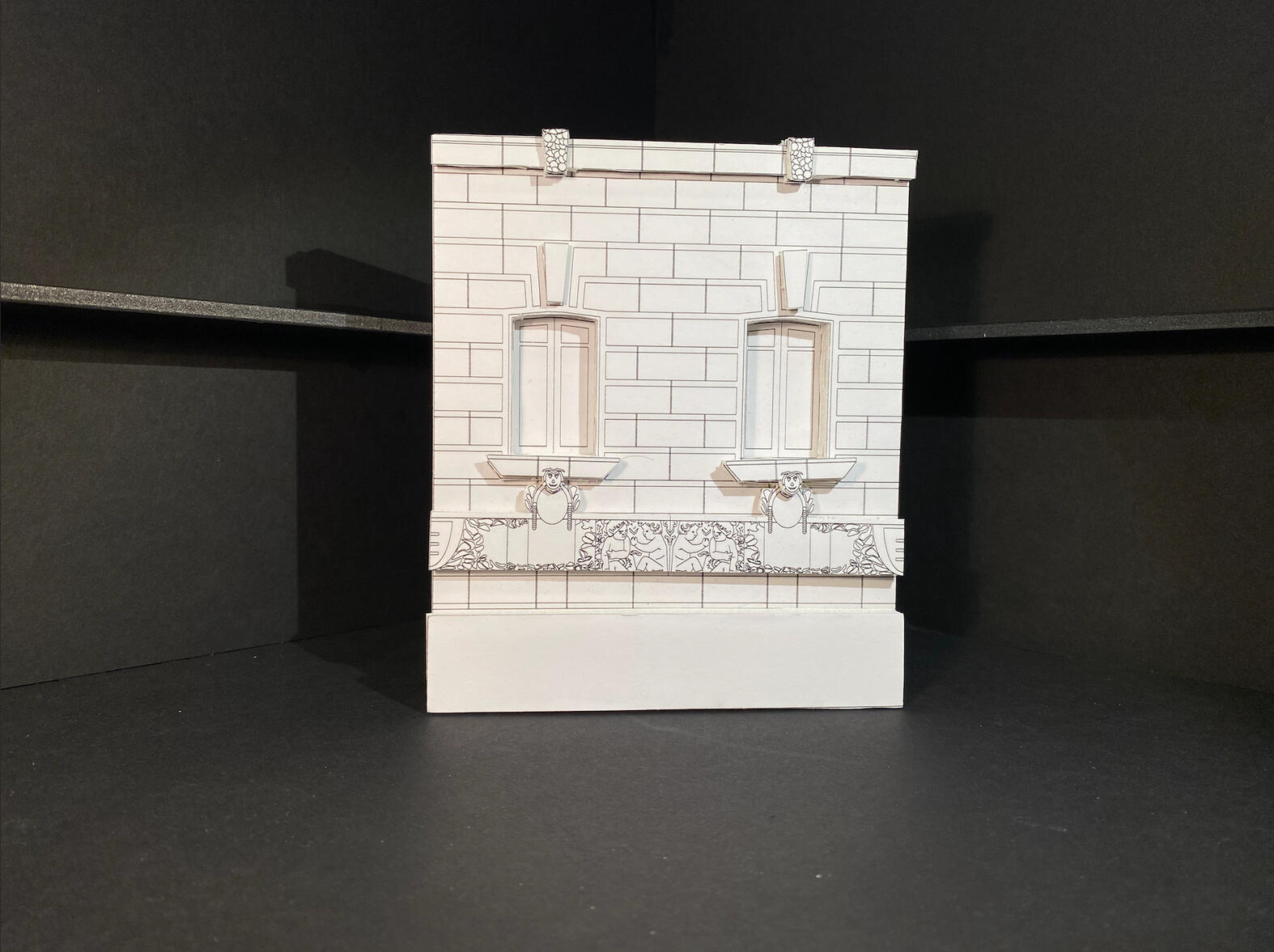 1/2" Scale White Card Model by Jaeden Walton